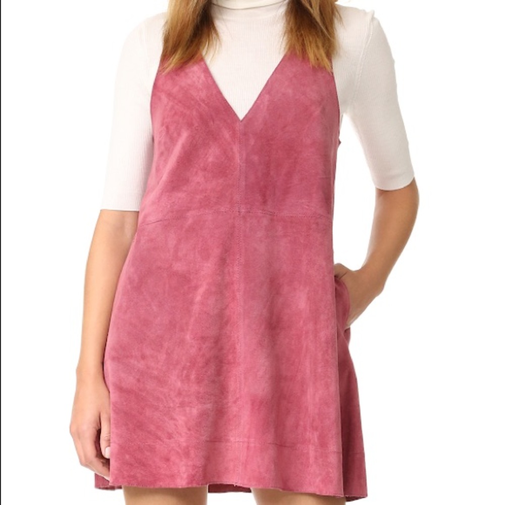 Free People Retro Love Suede Dress